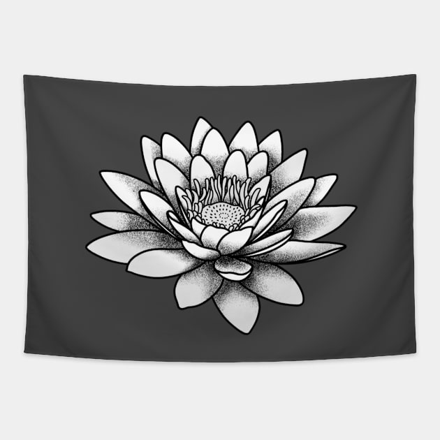 Lotus Flower Tapestry by Hacked By NA