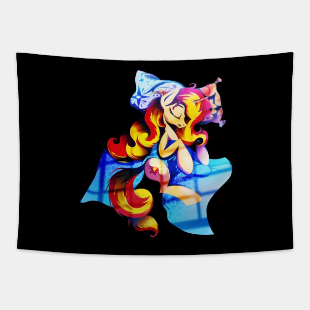 Sunset Shimmer Tapestry by RarieDash