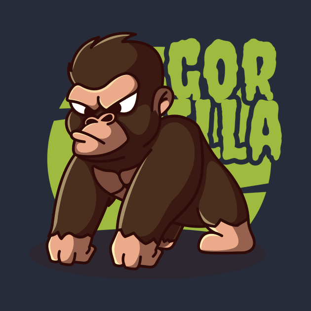 Gorilla by haallArt