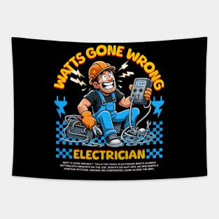 Funny Electrician Tapestry