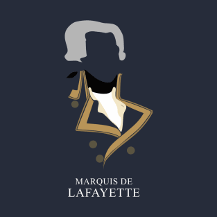 Marquis de Lafayette - Minimalist Portrait T-Shirt