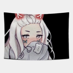 e-girl art Tapestry