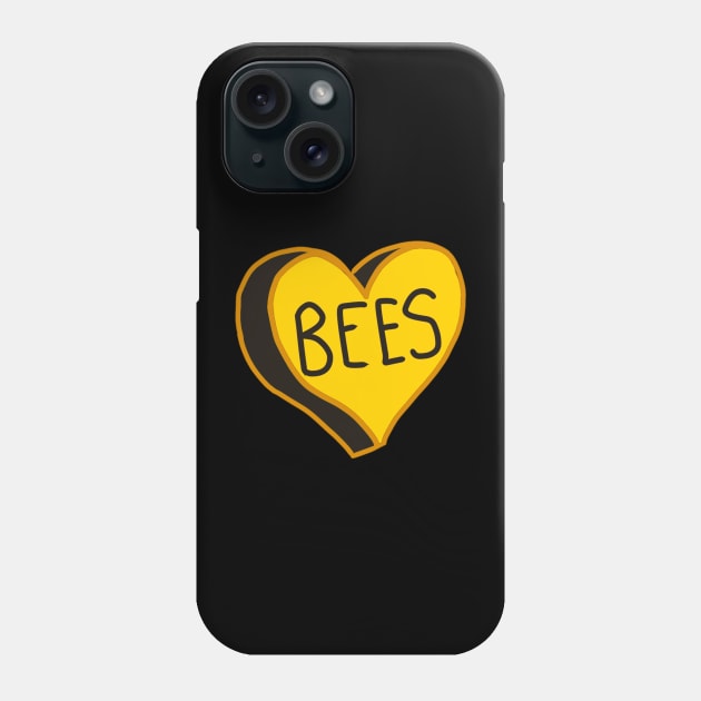 We Love Bees Phone Case by ROLLIE MC SCROLLIE