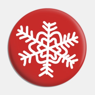 Snowflake christmas Pin