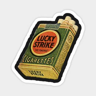 Vintage Lucky Strike Cigarettes Magnet
