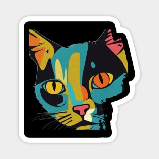 Picasso Cat Magnet