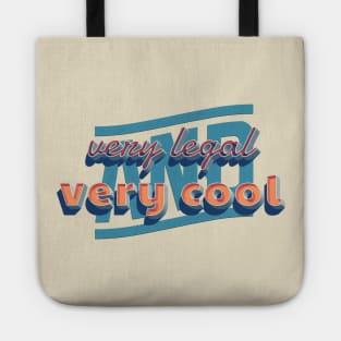 Very Legal & Very Cool - Retro 1 Tote