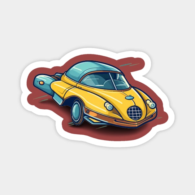 flying car Magnet by UKnowWhoSaid