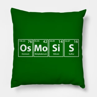 Osmosis (Os-Mo-Si-S) Periodic Elements Spelling Pillow