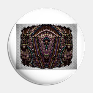 King Tut's Tomb - TV on Mosaic Background Pin