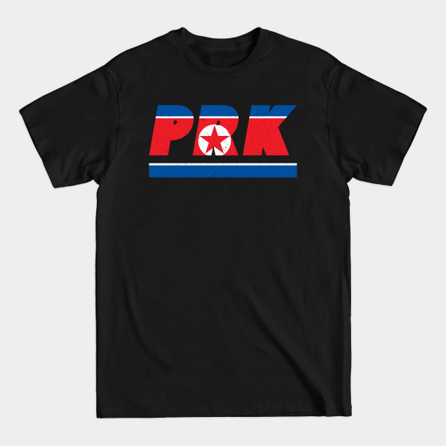 Discover PRK North Korea Asia ISO Code 3166 - North Korea - T-Shirt