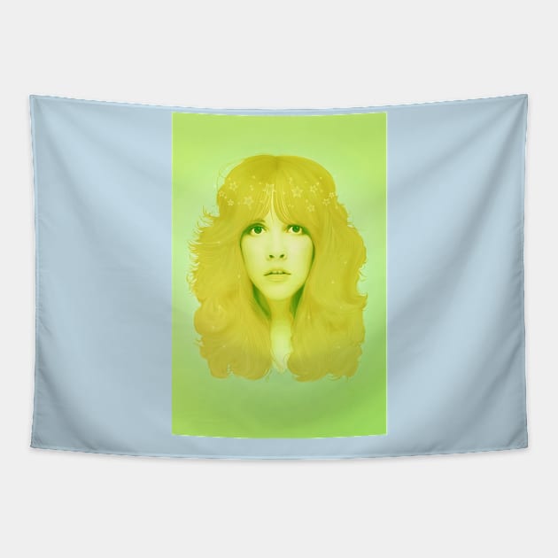 Stevie Nicks Green Tapestry by secukupnya