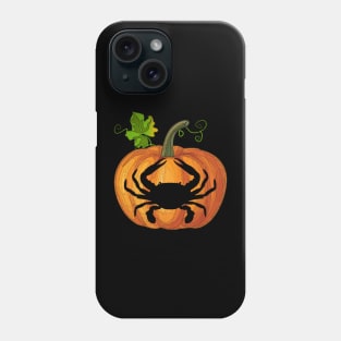 Crab in pumpkin Phone Case