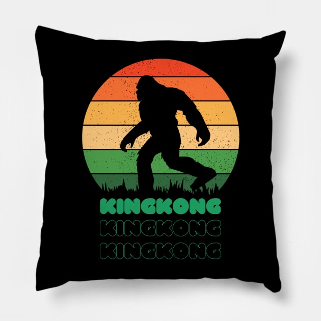 kingkong Pillow by bahullah_art