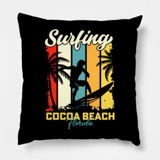 Surfing | Cocoa Beach, Florida Pillow