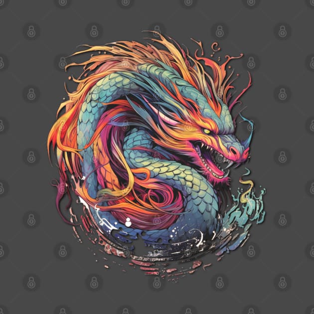 Beautiful Japanese dragon by Spearhead Ink