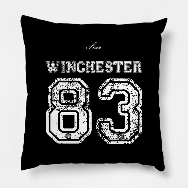 Sam Winchester Pillow by Silentrebel