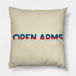 Open Arms Color Palette Pillow