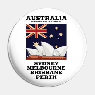 make a journey to Australia Pin