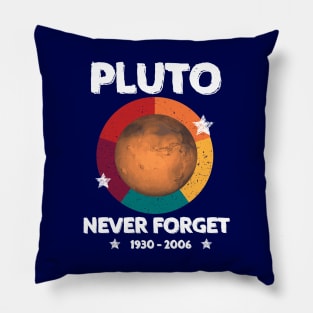 Never Forget Pluto Pillow