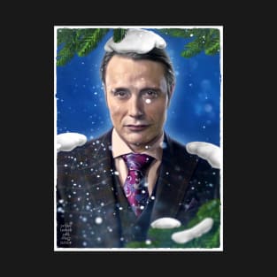 Winter Holiday Hannibal Portrait T-Shirt