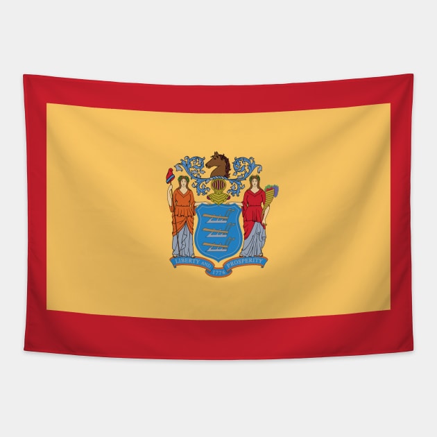 Flag of New Jersey Tapestry by brigadeiro