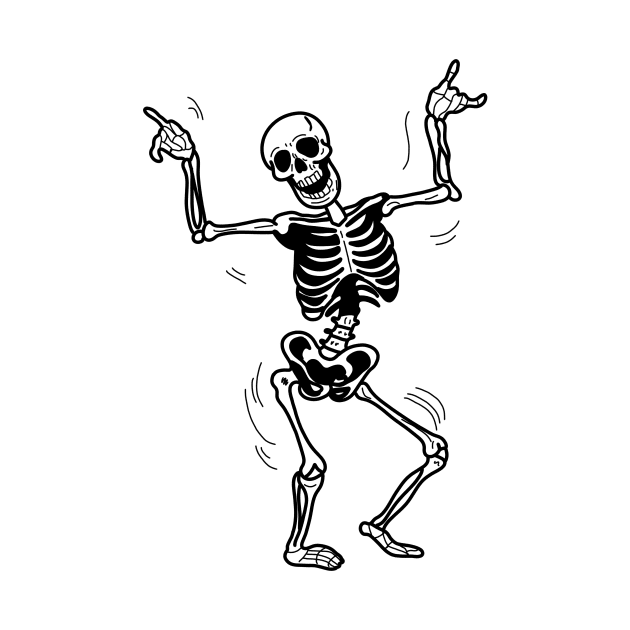 dancing skeleton by StickerMainia