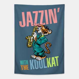 Jazzin' With The Kool Kat Tapestry