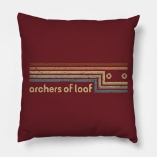 Archers of Loaf Cassette Stripes Pillow