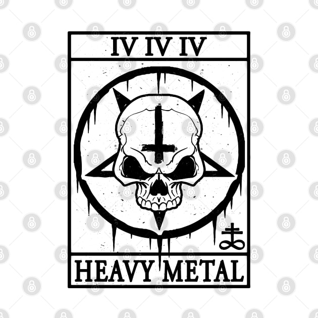 HEAVY METAL - HEAVY METAL TAROT CARD - TAROT CARD by ShirtFace