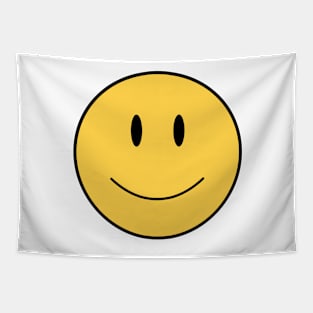 classic acid house smiley face emoji Tapestry