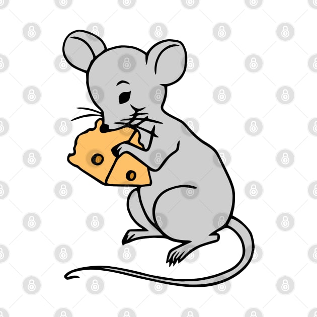 Mouse with Cheese by KayBee Gift Shop