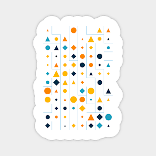 Amazing Geometric Animated Pattern #12 Magnet