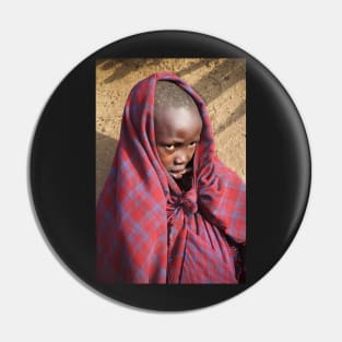 Young Maasai Girl Pin