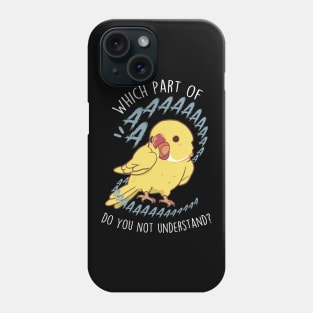 Lutino Indian Ringneck Parrot Aaaa Phone Case