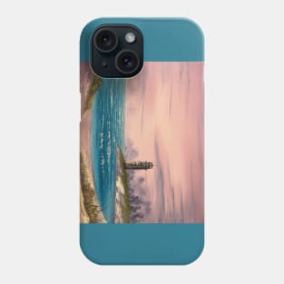 Seascape with a Lighthouse Phone Case