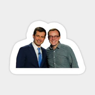 Pete Buttigieg and Chasten Glezman Buttigieg Magnet