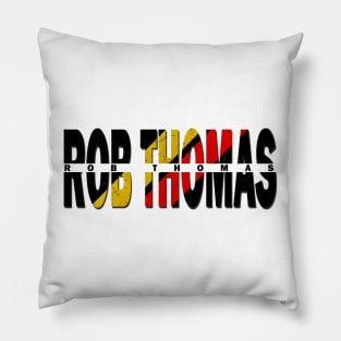 vintage typo Rob Thomas Pillow