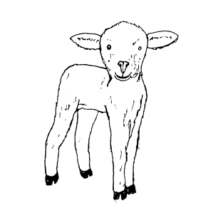 Lamb Sketch T-Shirt