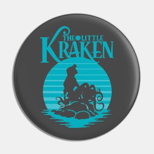 The Little Kraken (Grey) Pin