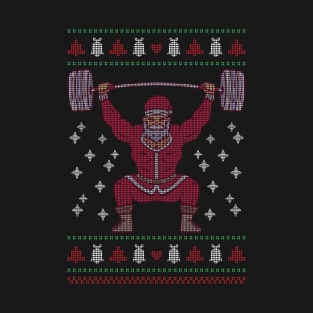 Holiday Gains: Santa's Weightlifting Challenge T-Shirt