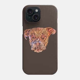 Bullmastiff Face Phone Case