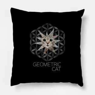 Geometric Cat Pillow