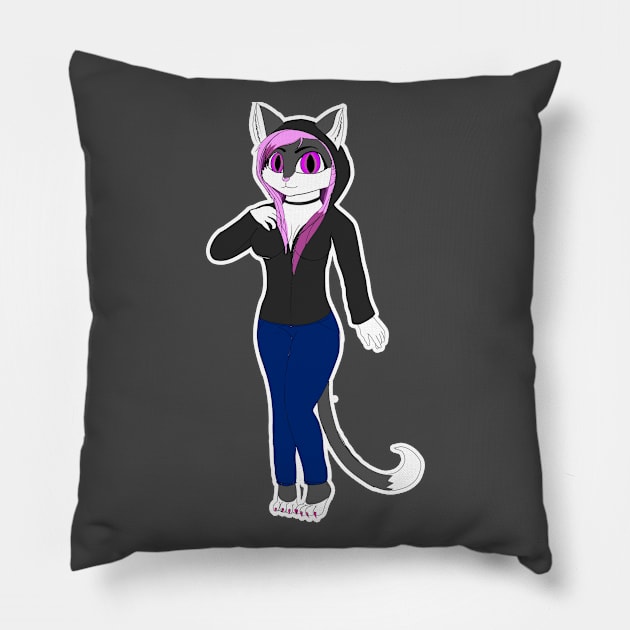 FURRY CAT Pillow by Andy 234 Official