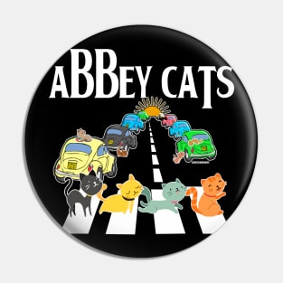 Abbey cats Pin