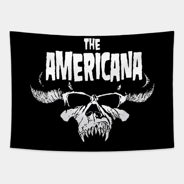 Americana Metal Shirt Tapestry by Americana Memes