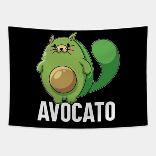 Funny Avocato Vegan Cat Avocado Tee Avogato Fresh Avocado Tapestry