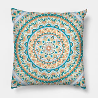 Sea Breeze Mandala Pillow