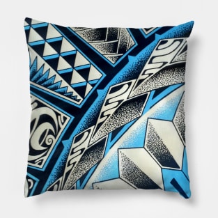 Polynesian tattoo art 7 Pillow