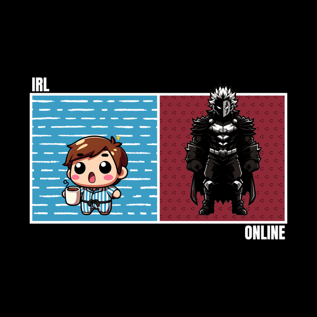 Me In Real Life vs Me Online by IPrintForFun